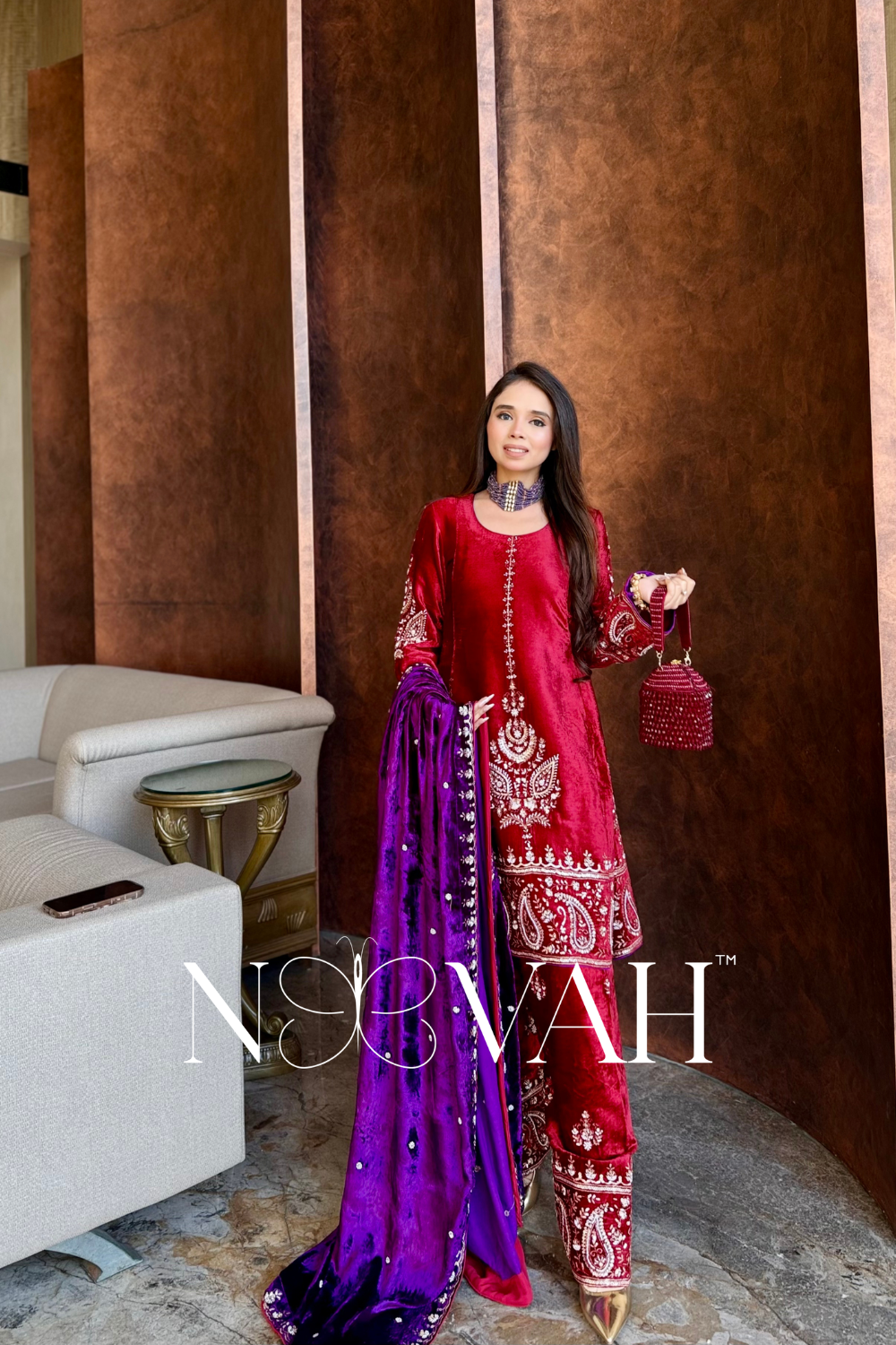 Pakistani Velvet Couture